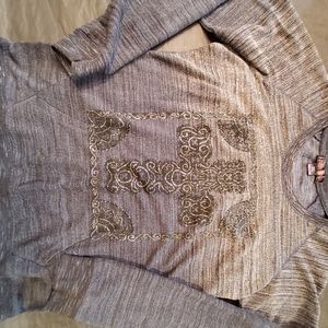 Rock & Roll Cowgirl embellished sweatshirt